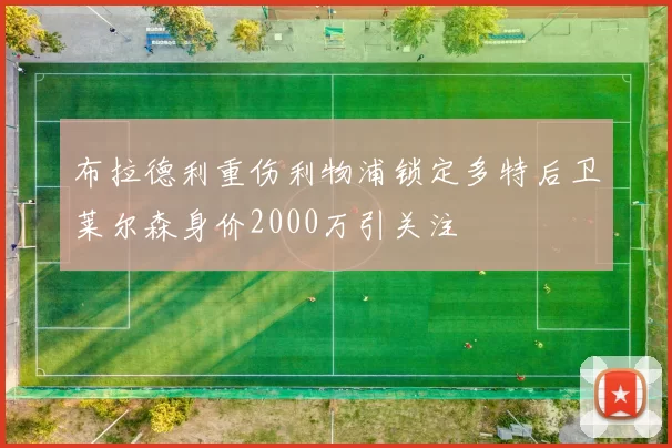 布拉德利重伤利物浦锁定多特后卫莱尔森身价2000万引关注
